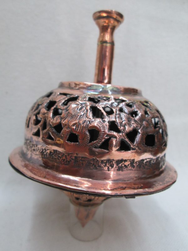 Copper Hanukah Dreidel Grogger - Image 5