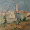Abstract Jerusalem Panorama Painting - Image 4