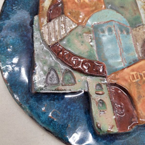 Jerusalem houses round tile - Image 5