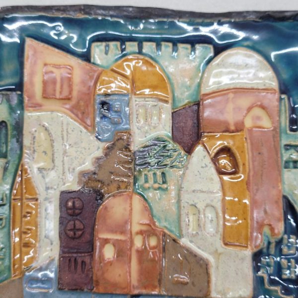 Jerusalem houses square tile - Image 6