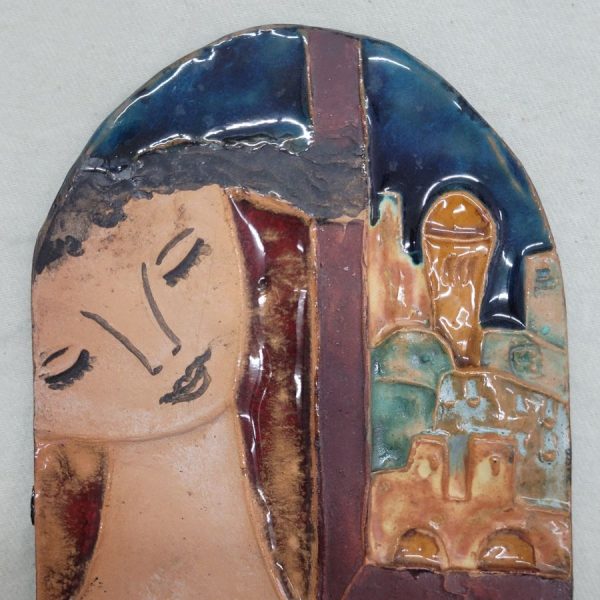 Tile Bathsheba watching Jerusalem - Image 5