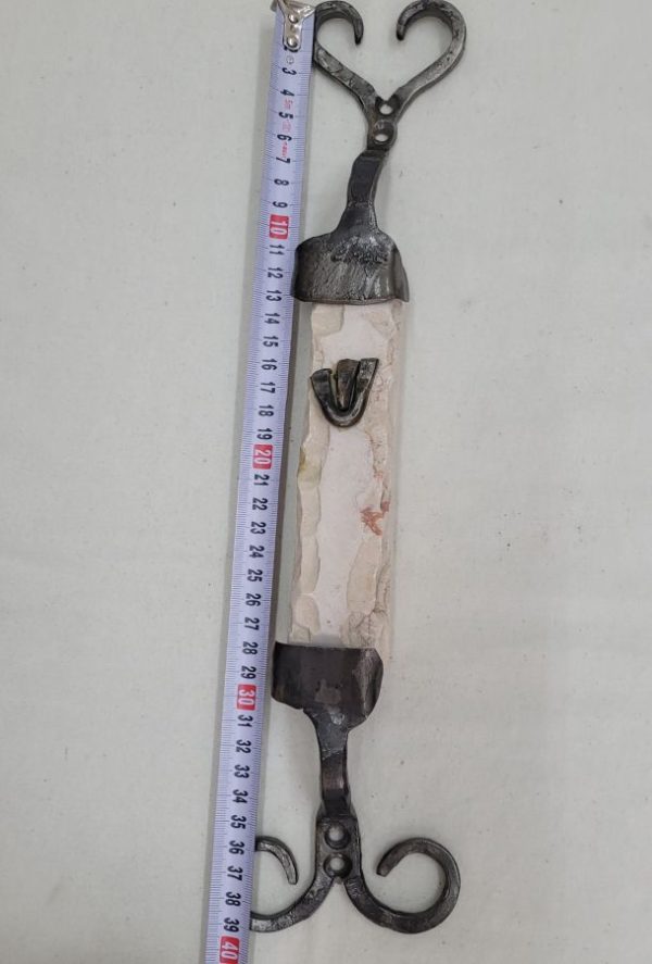 Mezuzah Jerusalem smooth stone - Image 3