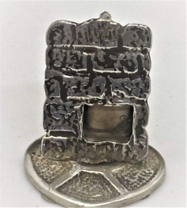 Sterling Silver Miniature Kotel Frame for cherished beloved small photo frame. Dimension 2.1 cm X 2.2 cm X 2.2 cm approximately. 