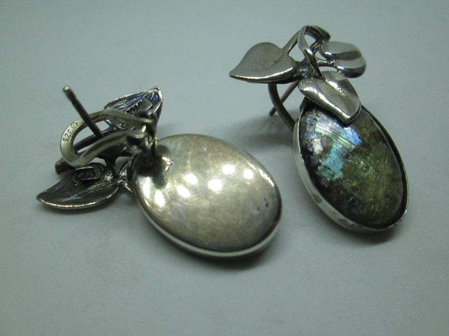 Roman glass earrings mango - Image 3