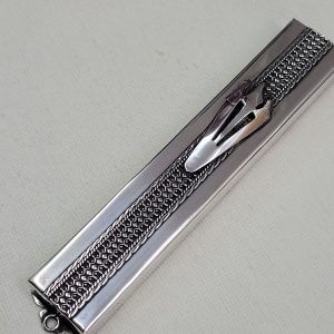 Handmade Huge Mezuzah Sterling Silver with Yemenite filigree suitable for parchment up to 12 cm .Dimension 2.2 cm X 13.2 cm.