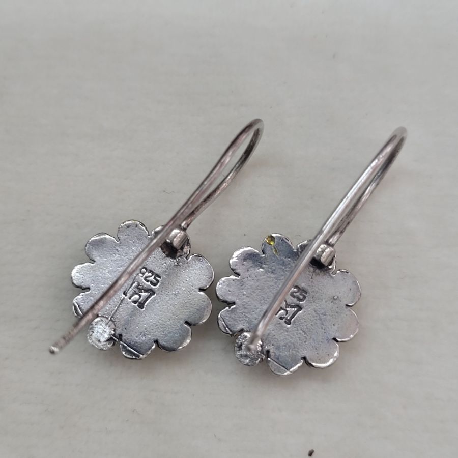 Earrings Roman glass sunflower - Image 5