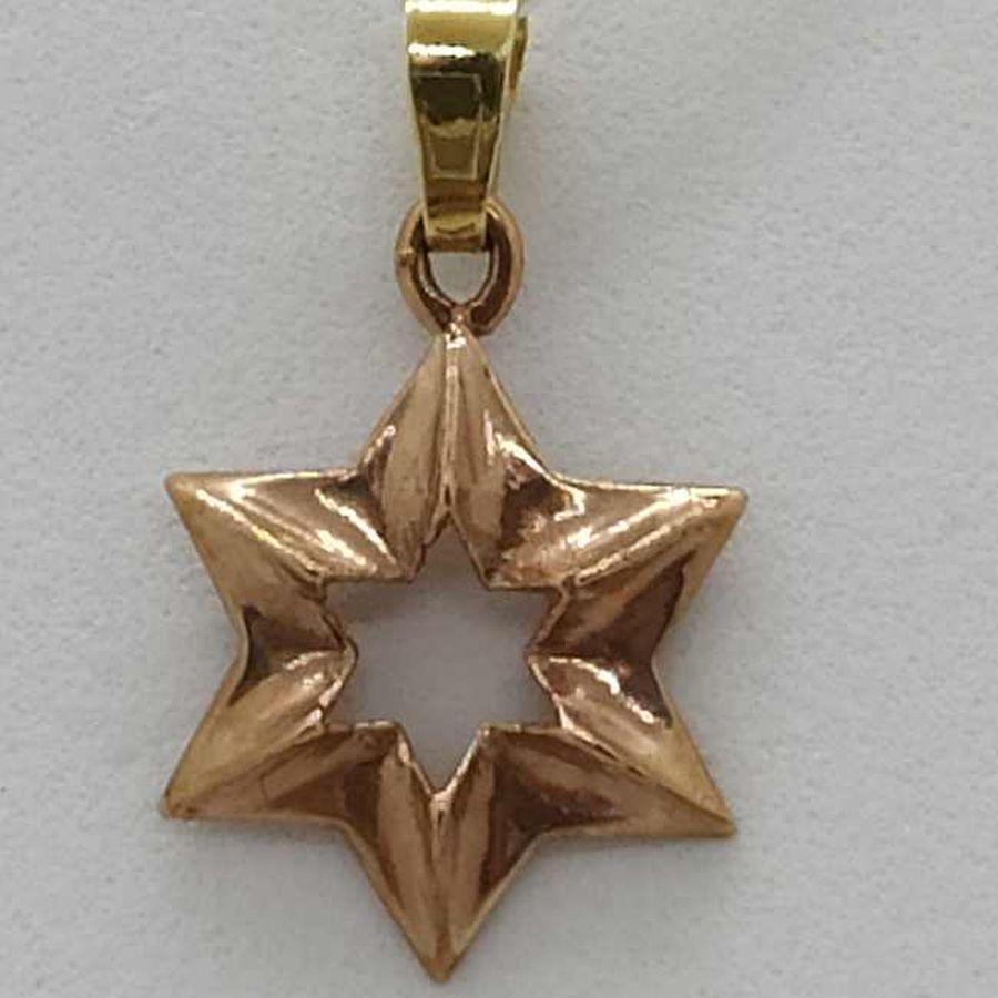 Star Pendant Rose Gold - Image 4