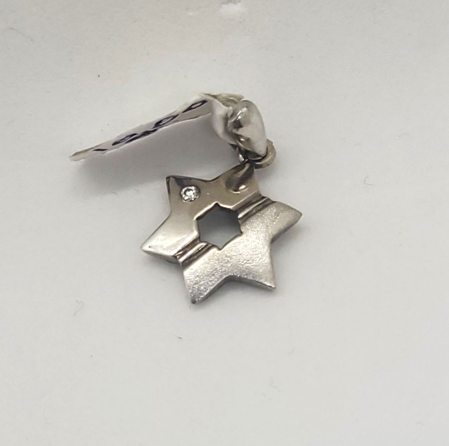 MagenDavid Pendant White Gold - Image 6