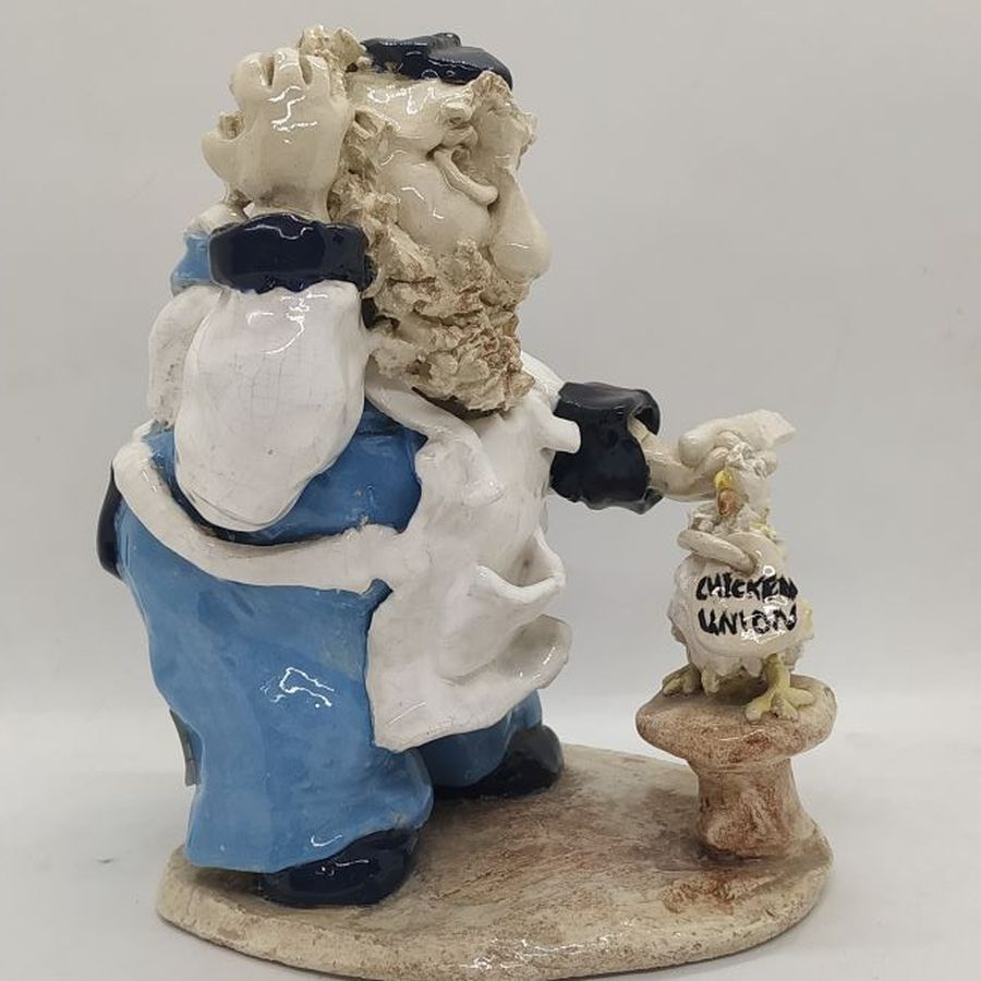 Ceramic Sculpture Shochet Slaughterer - Image 7