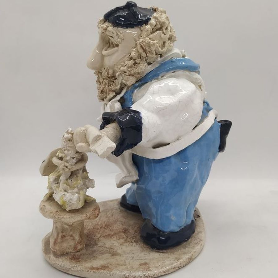 Ceramic Sculpture Shochet Slaughterer - Image 8