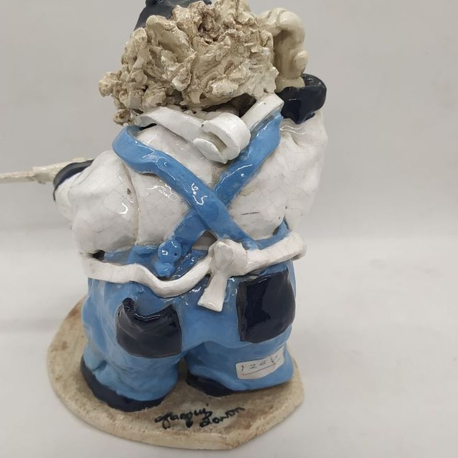 Ceramic Sculpture Shochet Slaughterer - Image 9