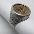 Antique coin Silver Rings