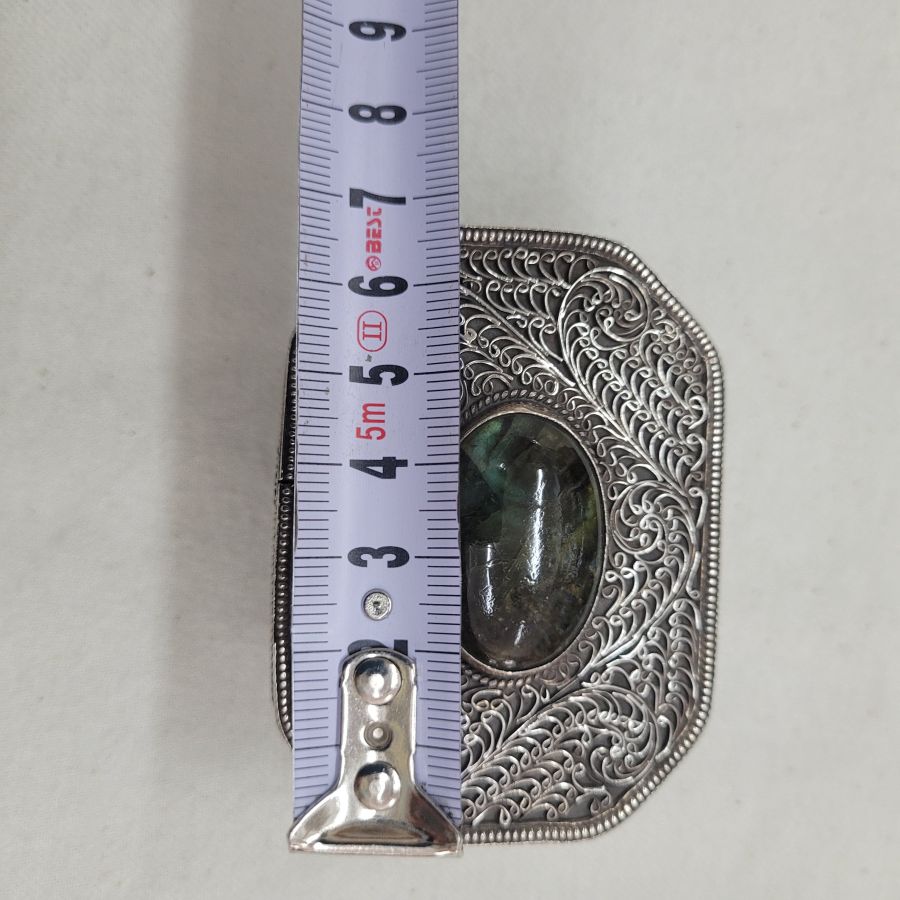 Vintage silver Tobacco Box - Image 8