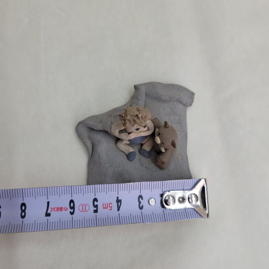 Kid's Bear Ceramic Sculpture - Image 4