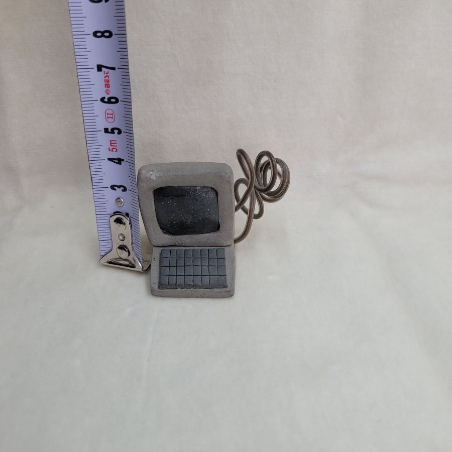 Table Computer Ceramic Sculpture - Image 3