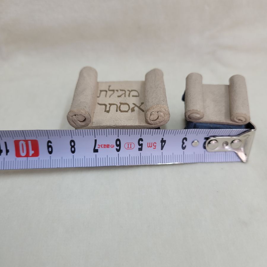 Torah Scroll Ceramic Sculpture - Image 3