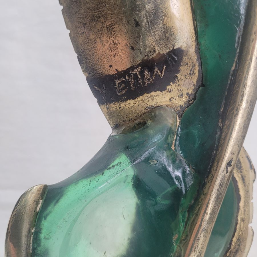 Bronze sculpture piano keyboard - Image 17