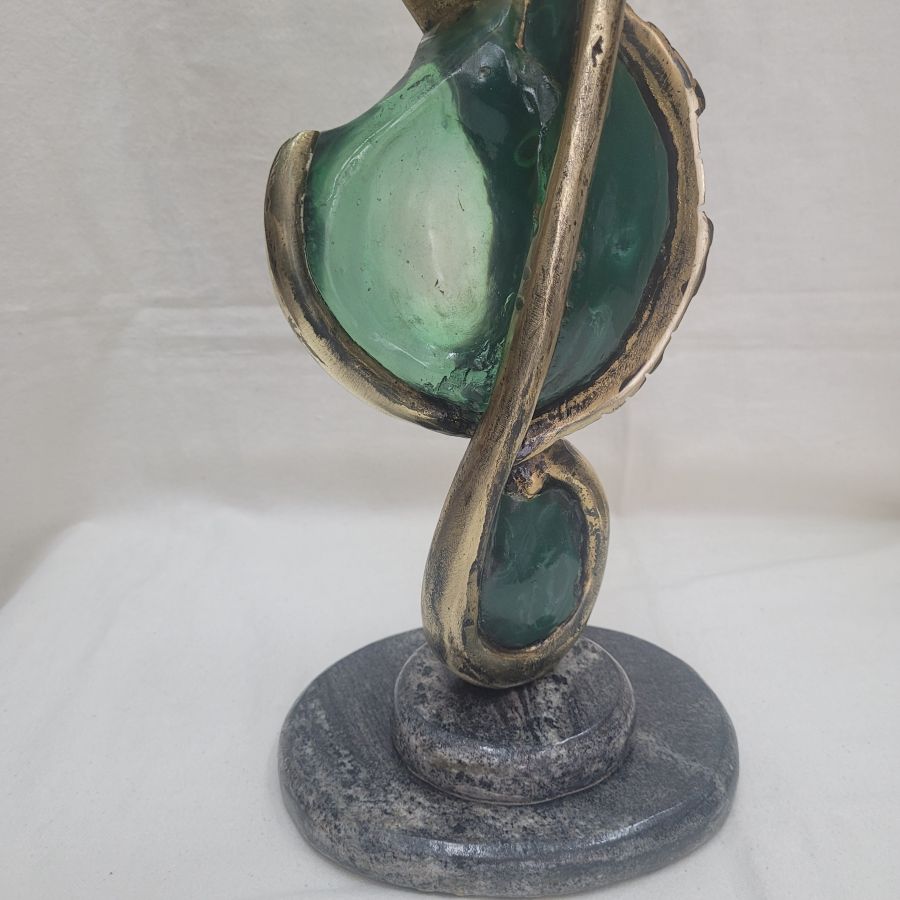 Bronze sculpture piano keyboard - Image 19