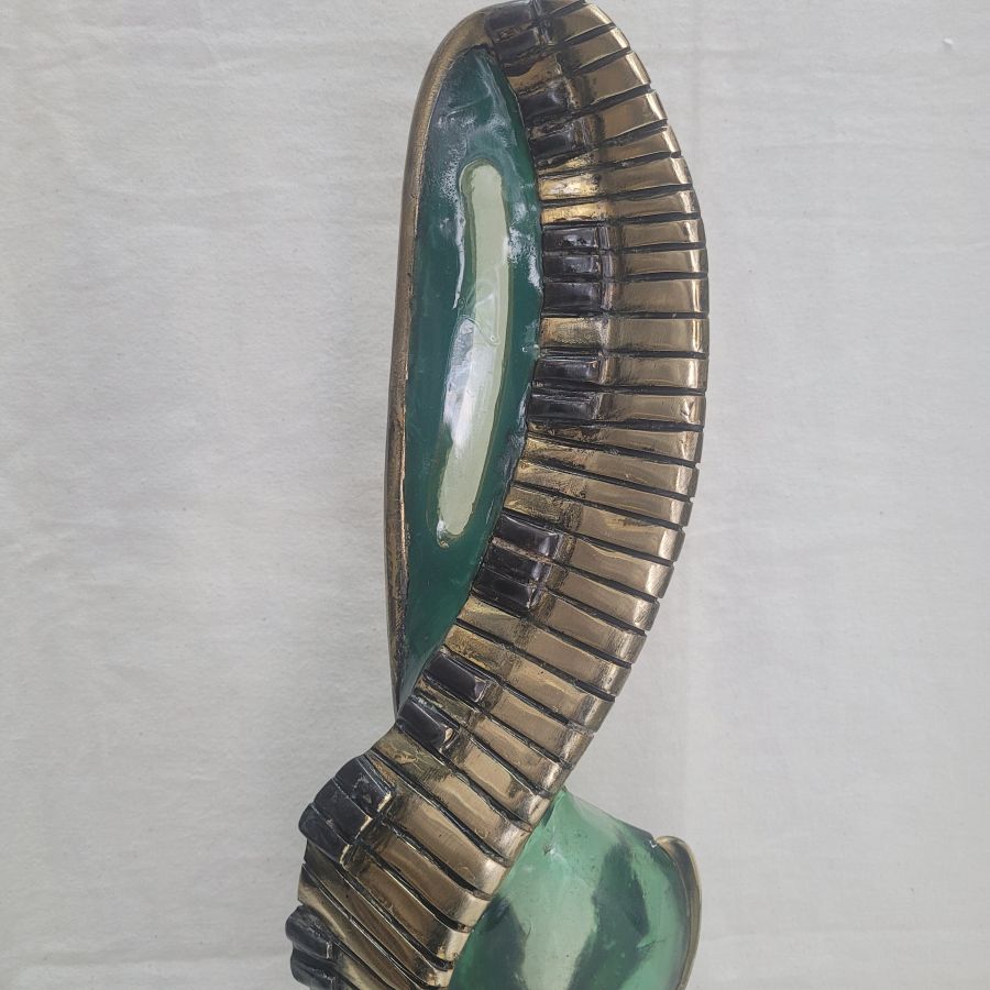 Bronze sculpture piano keyboard - Image 20