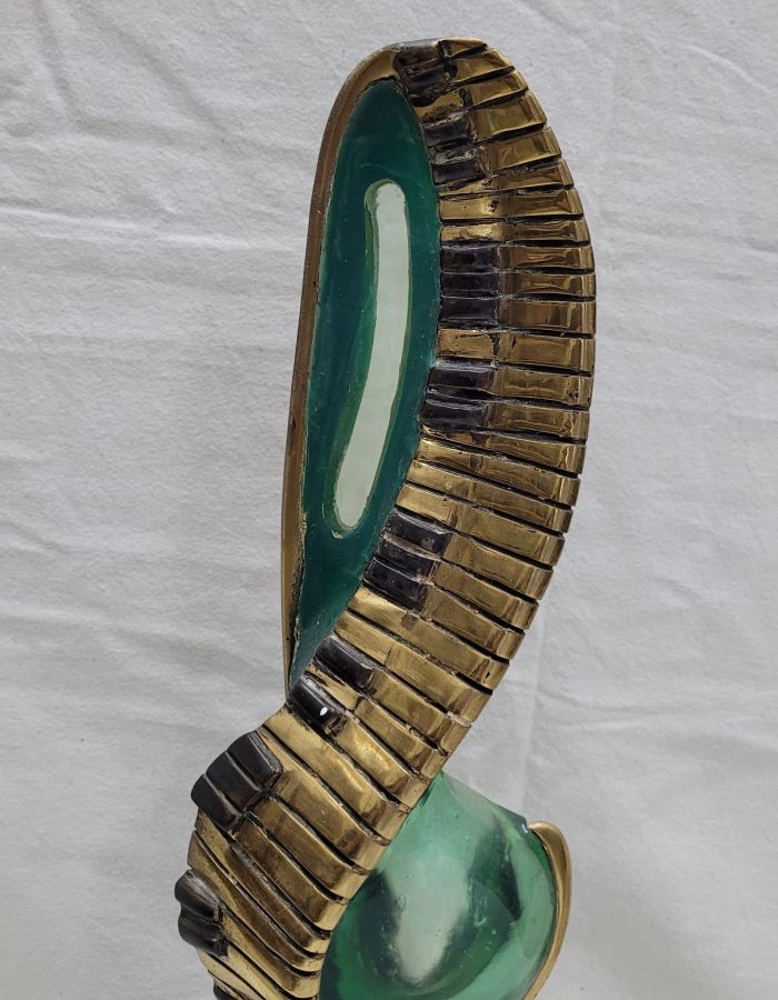 Bronze sculpture piano keyboard - Image 4