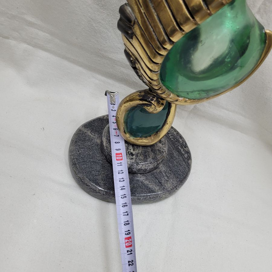 Bronze sculpture piano keyboard - Image 7