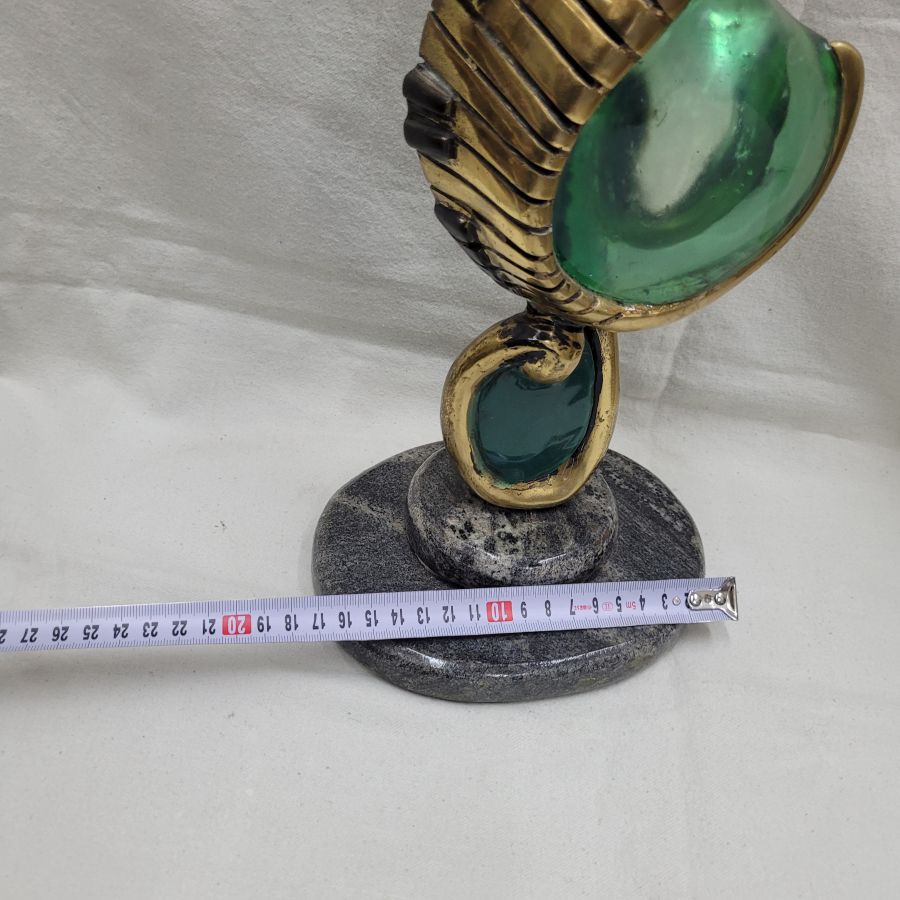 Bronze sculpture piano keyboard - Image 8