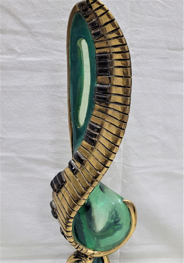 Bronze sculpture piano keyboard - Image 10