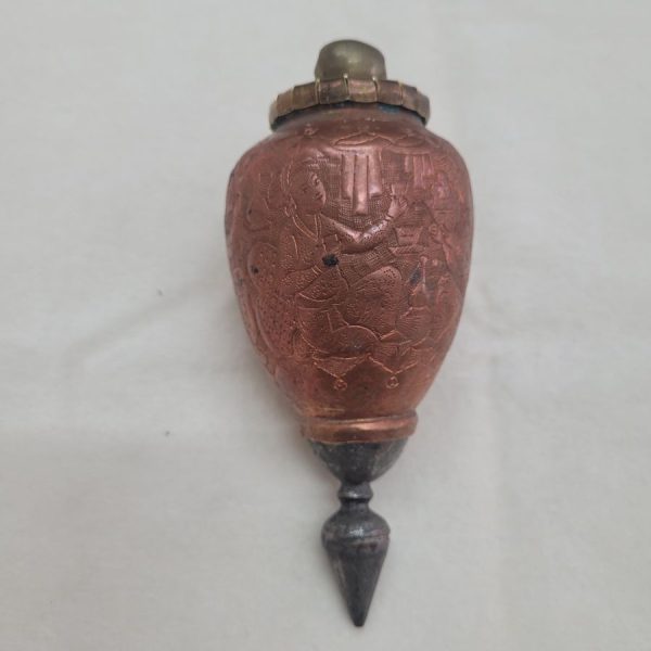 Vintage Purim Grogger copper - Image 10