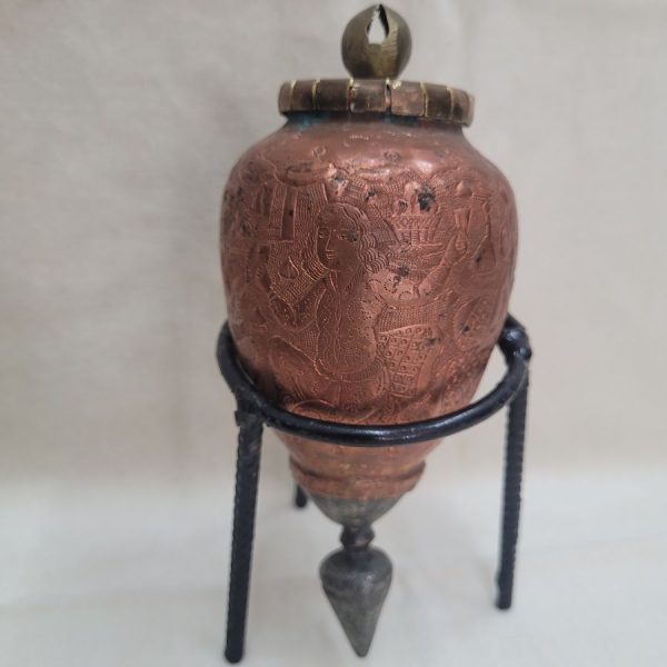 Vintage Purim Grogger copper - Image 12