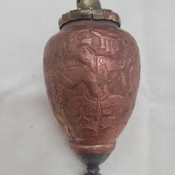 Vintage Purim Grogger copper - Image 14