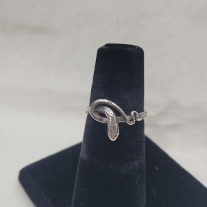 Handmade sterling silver Cobra snake ring fine natural design.  Dimension 1.2 cm X 1.4 cm approximately. European finger size 56, USA size 8.