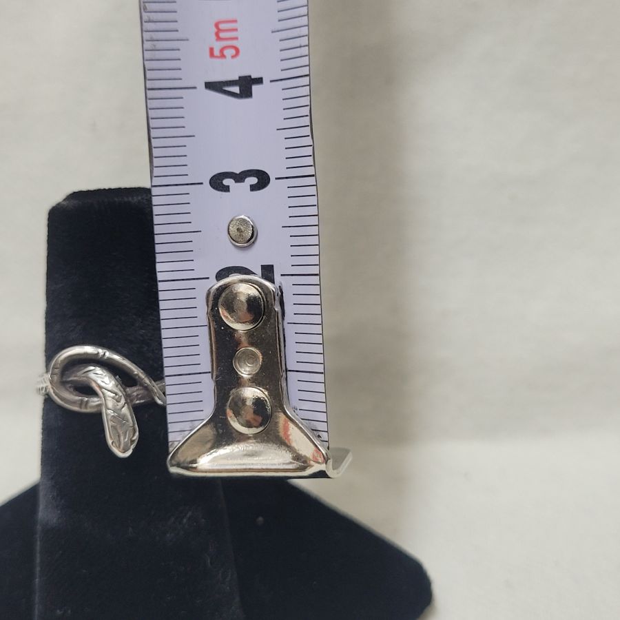 Silver Cobra snake ring - Image 7
