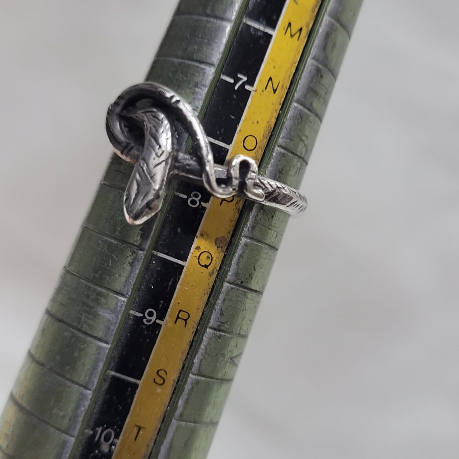 Silver Cobra snake ring - Image 10