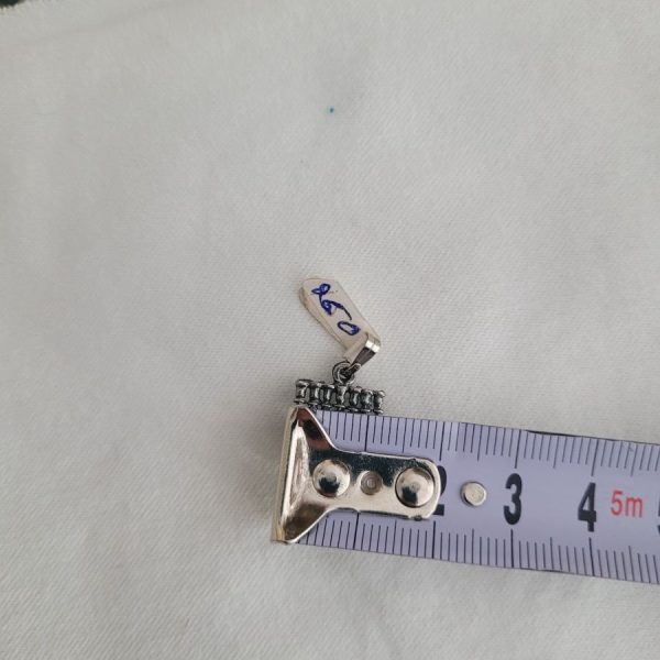 Silver Small Menorah Pendant - Image 5