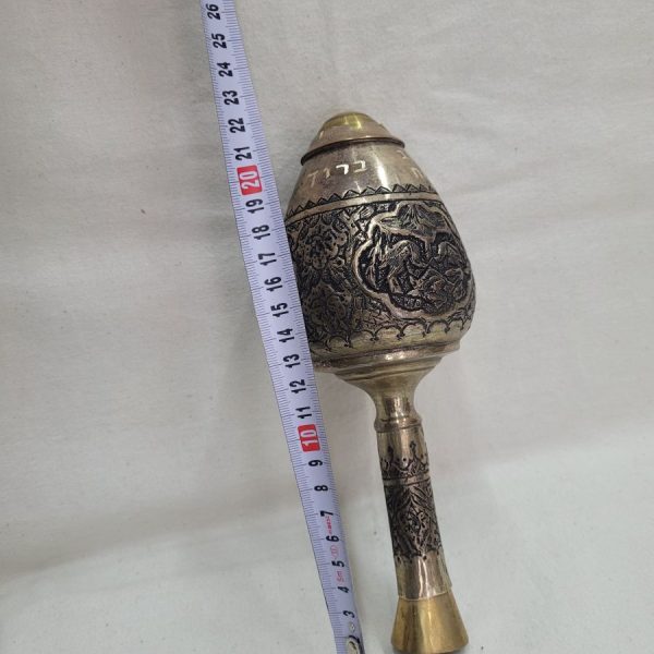 Silver Plated Purim Grogger - Image 4