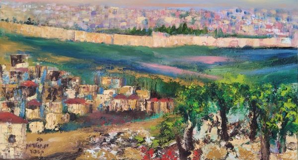 Jerusalem golden gate painting - Image 3