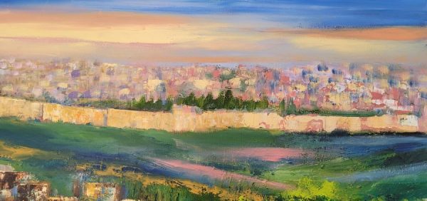 Jerusalem golden gate painting - Image 4