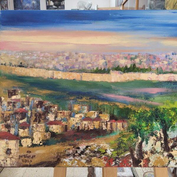 Jerusalem golden gate painting - Image 7