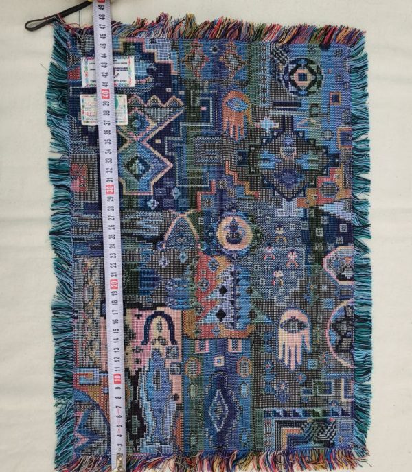Druze placemat blue Hamsa - Image 3