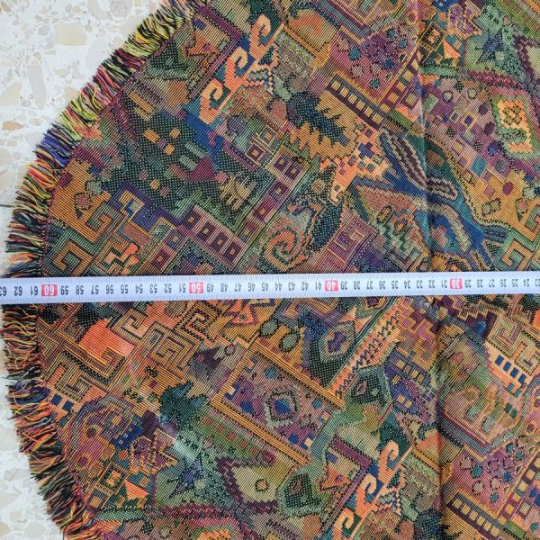 Druze round tablecloth orange - Image 3