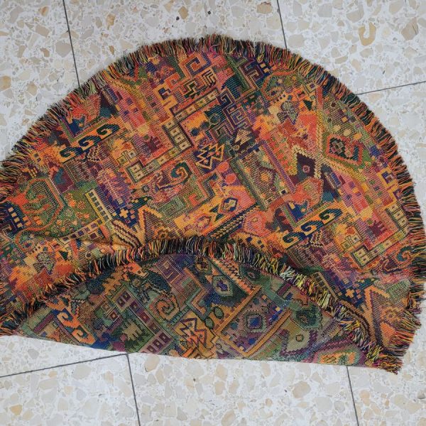 Druze round tablecloth orange - Image 5