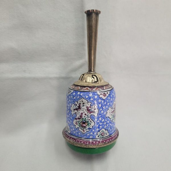 Brass enameled Hanukah Dreidel - Image 3