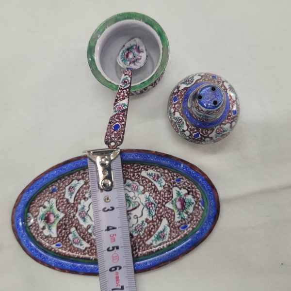 Salt'n pepper enameled dish - Image 5