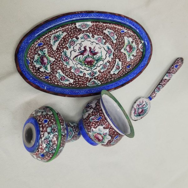 Salt'n pepper enameled dish - Image 6