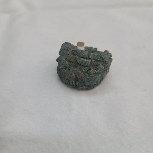 Genuine antique bronze age man ring with age deteriorations as can be seen in photos found in the holy land and dated 2000 BC.