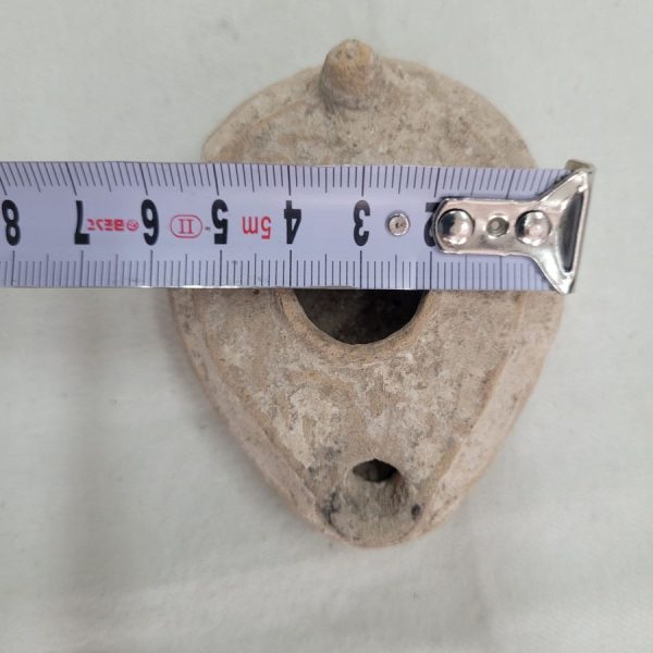 Pottery oil lamp Roman - Image 4