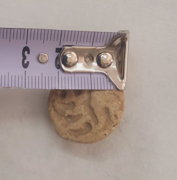 Antique pottery shard pendant - Image 4