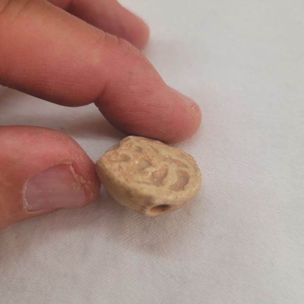 Antique pottery shard pendant - Image 8