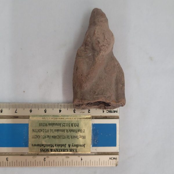 Pottery Roman head statue - Image 4