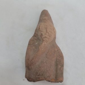 Genuine antique pottery Roman head statue broken by Muslims found in Israel 4th century AD.  Dimension  3 cm X 7 cm X 3.2 cm approximately.